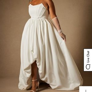 Eloquii Plus size 26 Wedding dress white